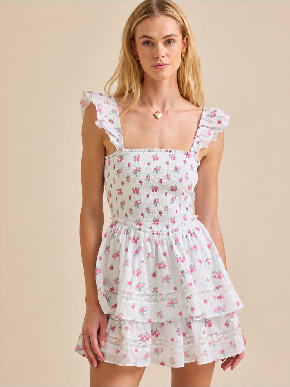 Altar’d State Raine Floral Mini Dress